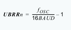 UBRRn formula